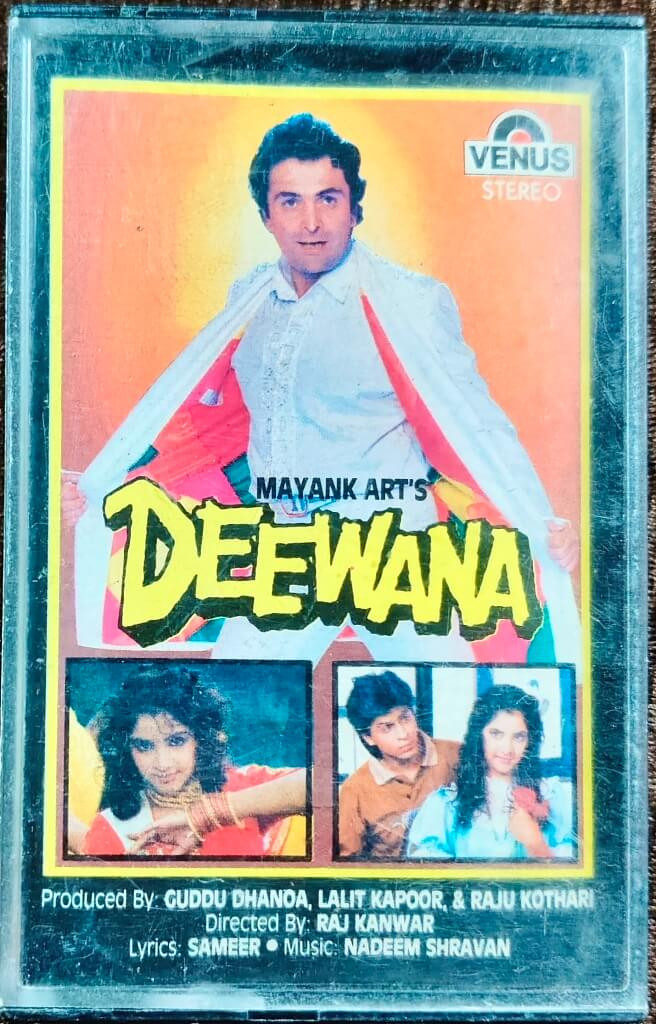 Deewana (1992) Nadeem-Shravan Pre Owned Venus Audio Cassette