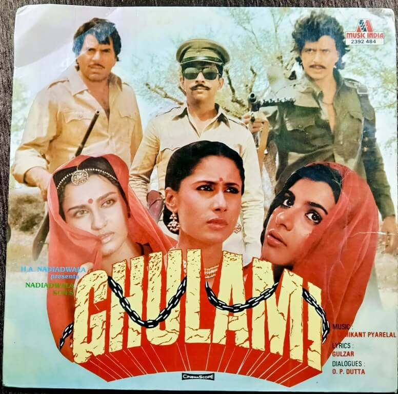 Ghulami (1985) Laxmikant-Pyarelal Pre-Owned Vinyl, 12" Music India LP Record