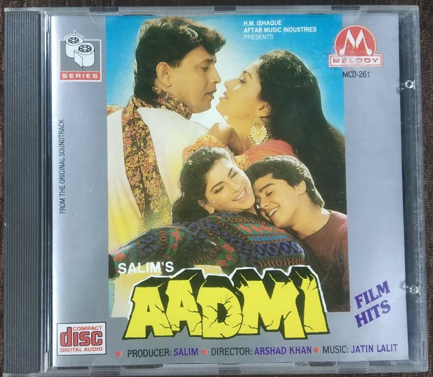 Aadmi (1993) Jatin Lalit Pre-Owned Melody Imported Audio CD