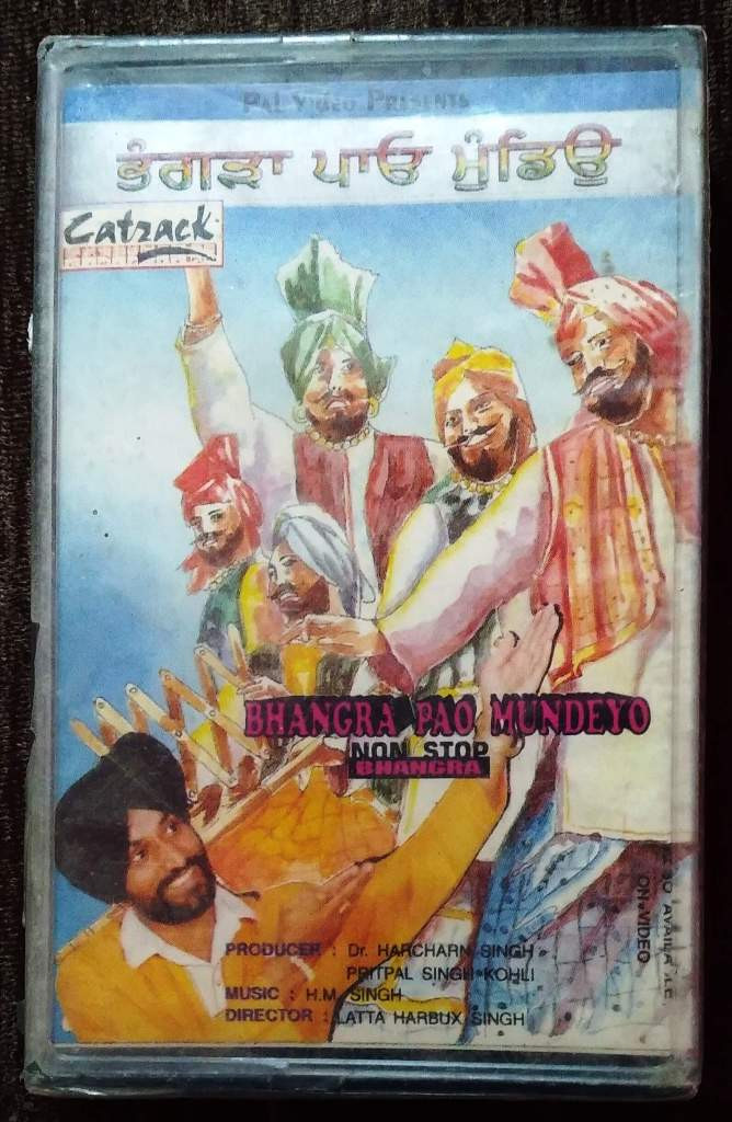 Bhangra Pao Mundeyo - Non Stop Bhangra H.M. Singh Pre-Owned Catrack Audio Cassette