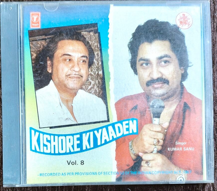 Kumar Sanu - Kishore Ki Yaaden - Vol 8 (1990) Various Pre-Owned T-Series Audio CD