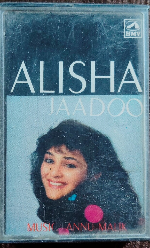 Alisha – Jaadoo (1990) Anu Malik Hindi Pop Music Album Pre-Owned HMV Audio Cassette