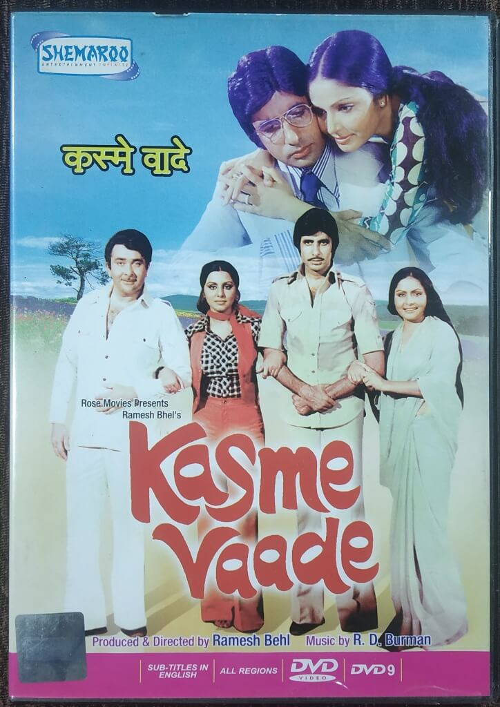 Kasme Vaade (1978) Ramesh Behl Pre-Owned Shemaroo Single DVD