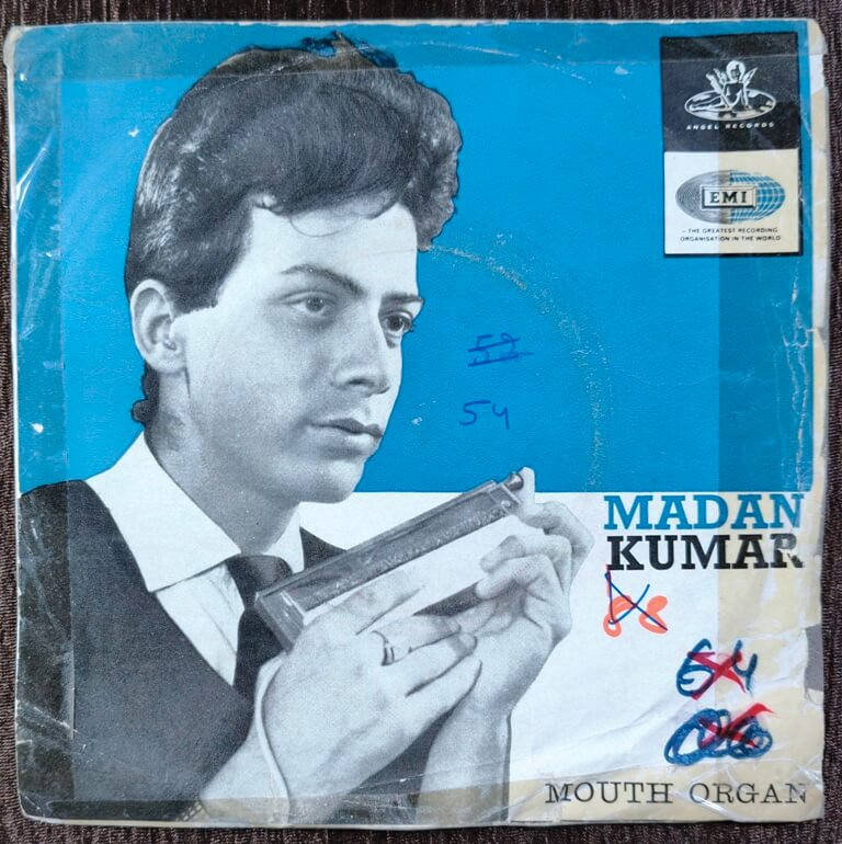 Madan Kumar - Mouth Organ (1968) Compilation Pre-Owned Vinyl, 7" EP Record