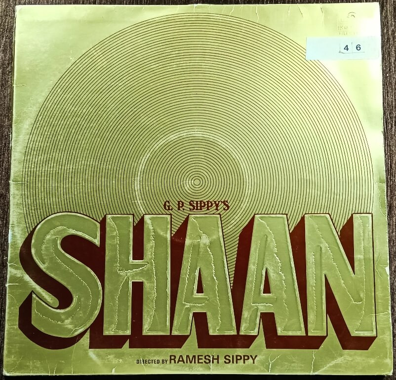 Shaan (1980) R.D. Burman Pre-Owned Vinyl, 12" Polydor Tri-Gatefold cover LP Record