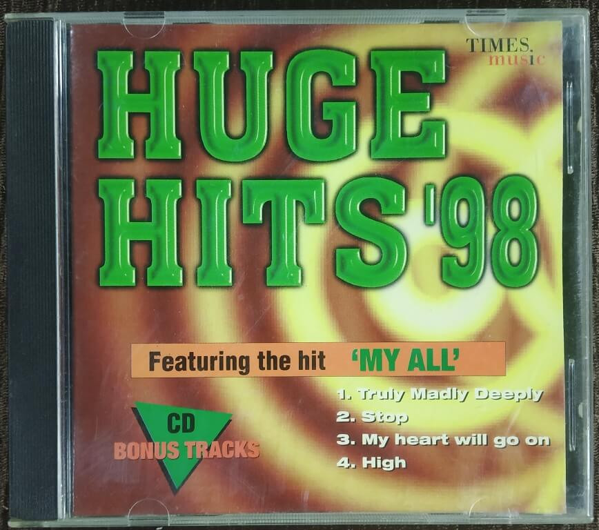 Huge Hits' 98 - Featuring The Hit 'My All' (1998) Pre-Owned Times Music Audio CD