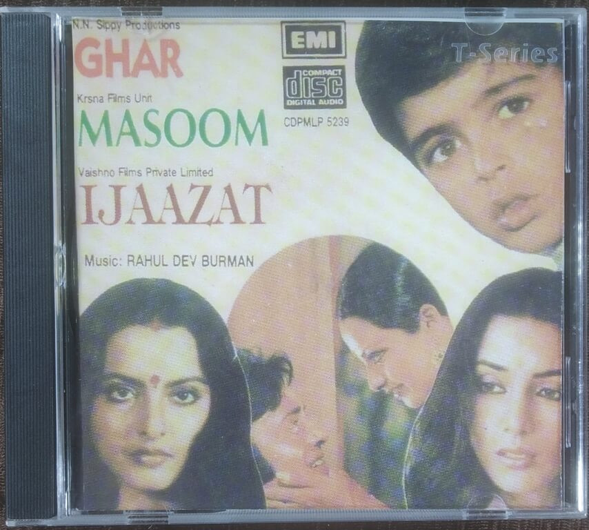 Ghar (1978) Rahul Dev Burman / Masoom (1983) Rahul Dev Burman / Ijaazat (1986) Rahul Dev Burman Pre-Owned EMI Imported Audio CD