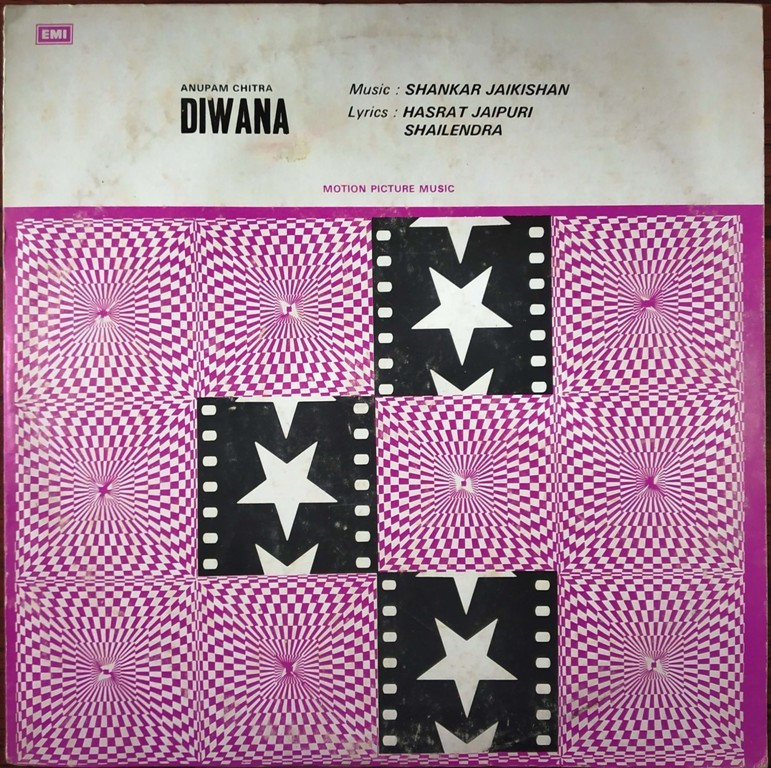 Diwana (1967) Shankar-Jaikishan Pre-Owned Vinyl 12" LP Record