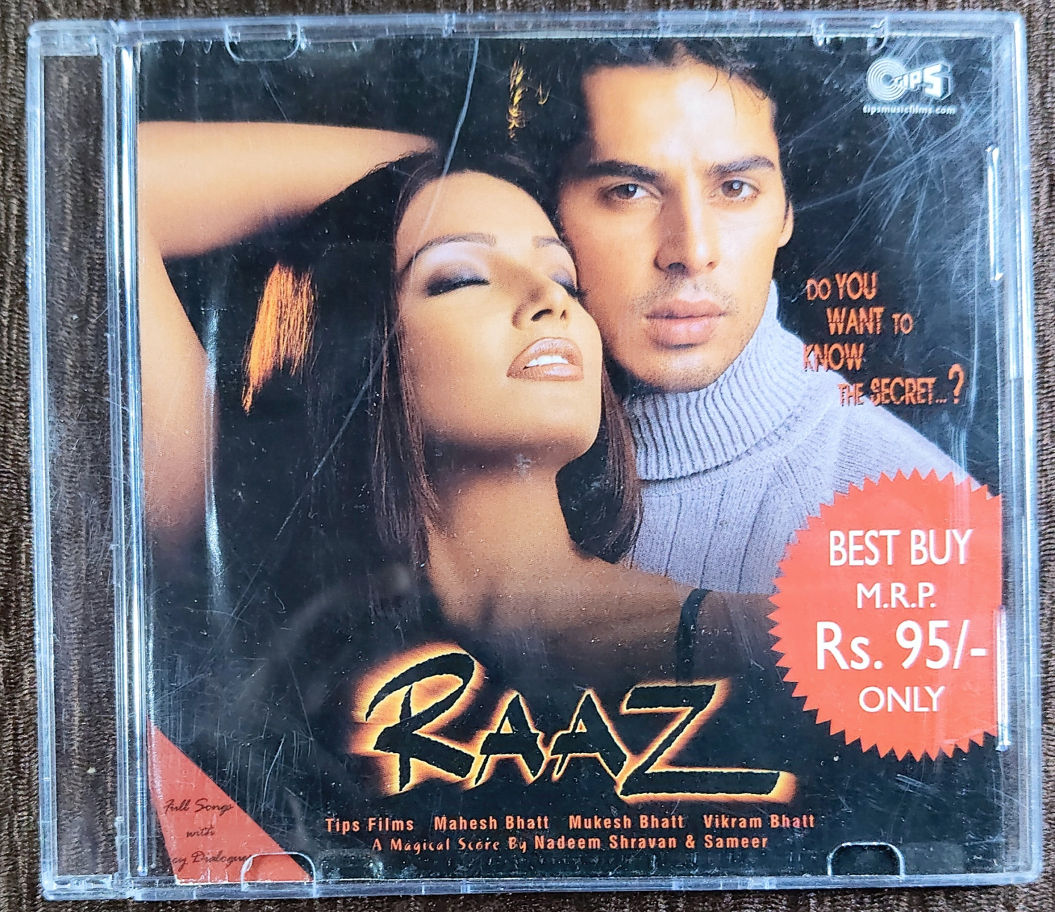 Raaz (2002) Nadeem-Shravan Pre-Owned Tips Audio CD