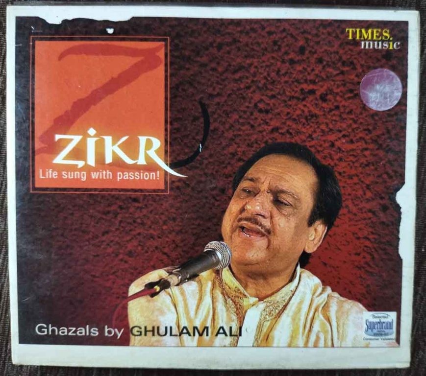 Ghulam Ali - Zikr Life Sung With Passion (2006) Nayab Raja Pre-Owned Times Music Audio CD