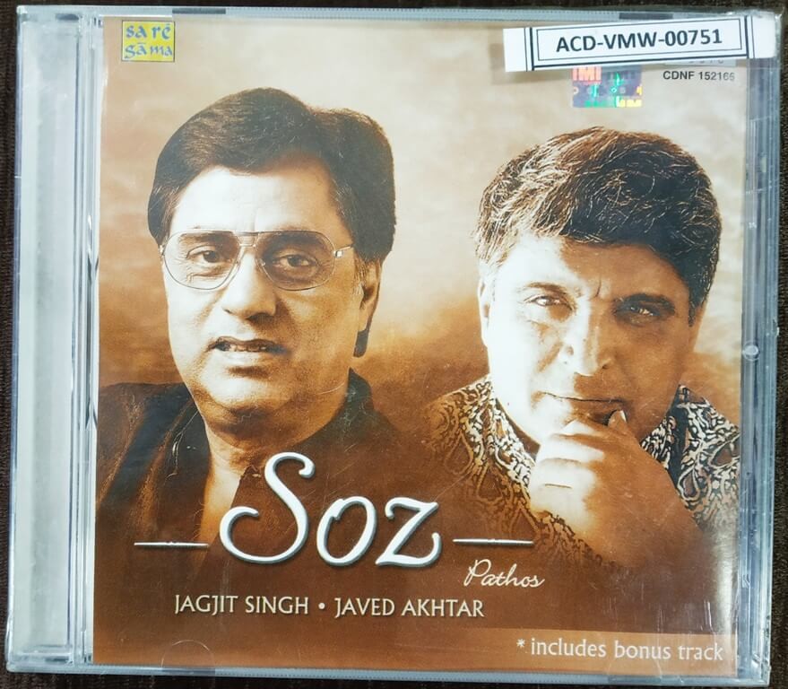 Soz (Pathos) (2001) Jagjit Singh Pre-Owned Sa Re Ga Ma, RPG Audio CD