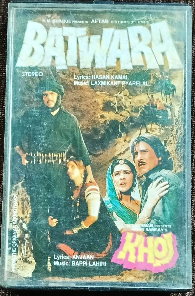 Batwara (1989) Laxmikant-Pyarelal / Khoj (1989) Bappi Lahiri Pre-Owned Venus Audio Cassette