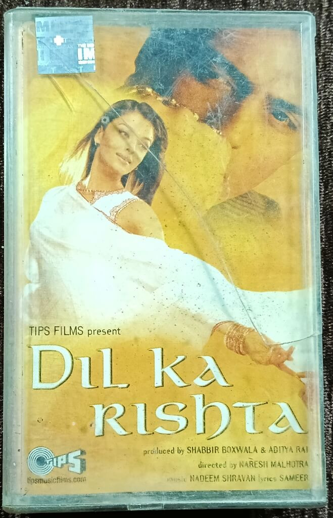 Dil Ka Rishta (2002) Nadeem-Shravan Pre-Owned Tips Audio Cassette