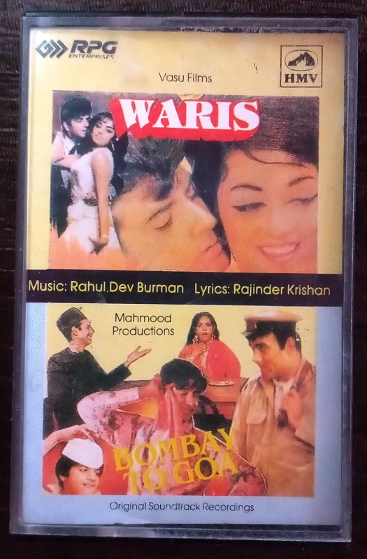 Waris (1969) Rahul Dev Burman /Bombay to Goa (1972) Rahul Dev Burman Pre-Owned HMV Audio Cassette