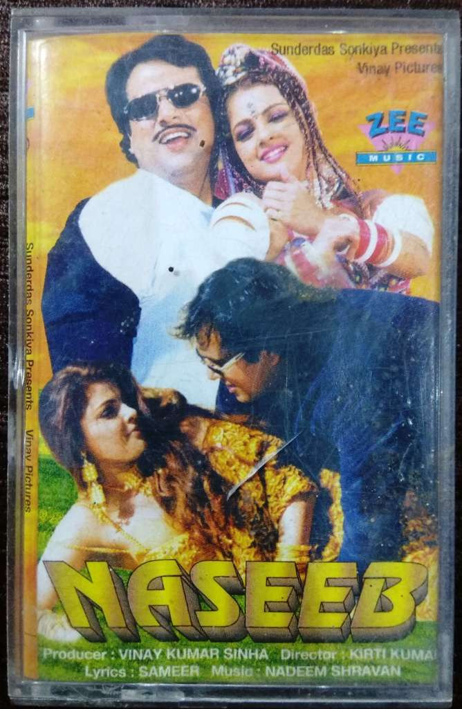 Naseeb (1997) Nadeem-Shravan Pre-Owned Zee Music Audio Cassette