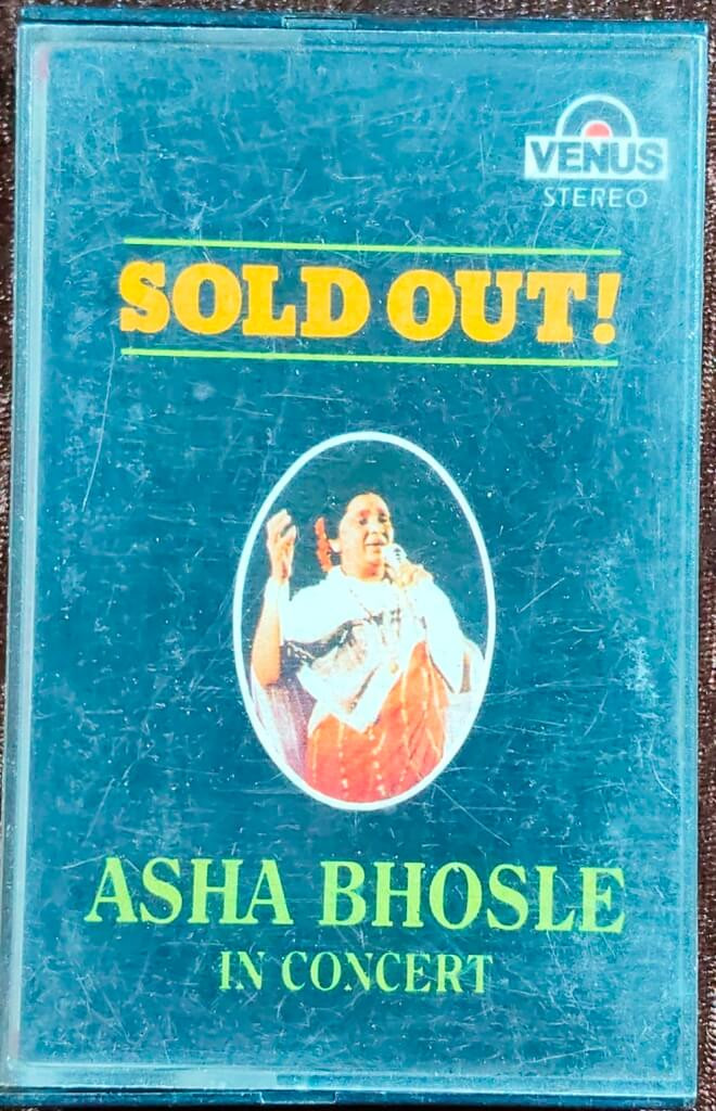 Asha Bhosle - Sold Out - Asha Bhosle In Concert (1988) Pre-Owned Venus Audio Cassette