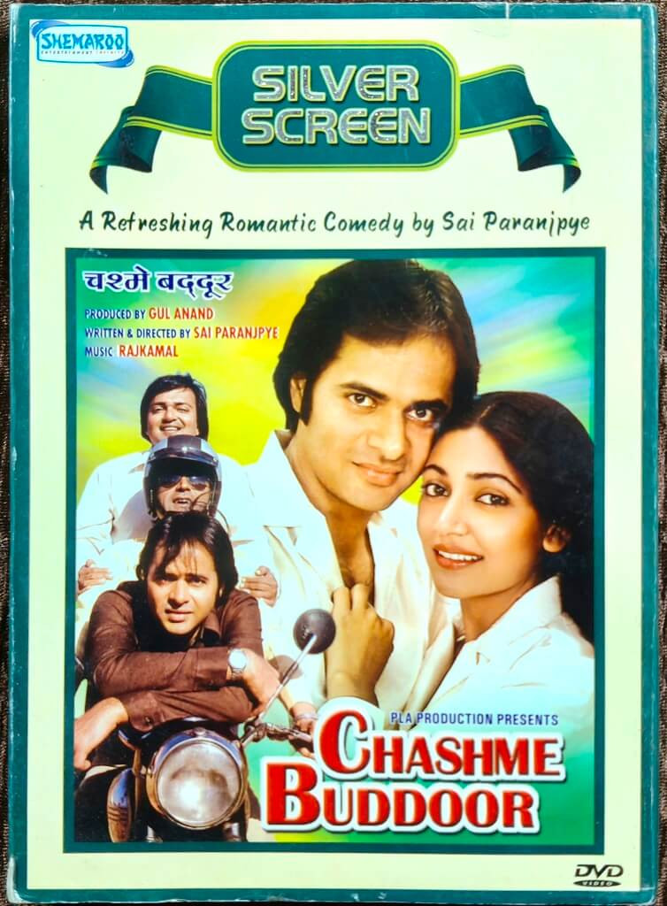 Chashme Buddoor (1981) Directed by Sai Paranjpye & Music Composed by Raj Kamal - Mainstream Bollywood Movie Pre-Owned Shemaroo DVD