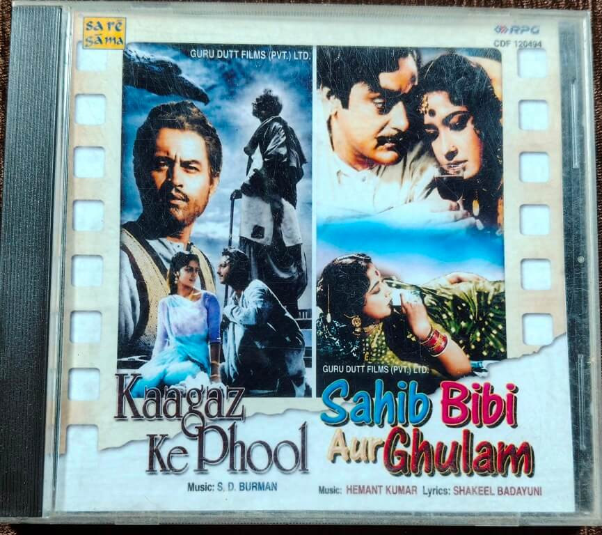 Kaagaz Ke Phool (1969) S. D. Burman / Sahib Bibi Aur Ghulam (1962) Hemant Kumar Pre-Owned Saregama – RPG Audio CD