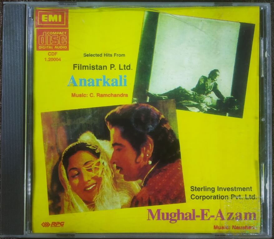 Anarkali (1953) C Ramachandra / Mughal-E-Azam (1960) Naushad Pre-Owned EMI Imported Audio CD