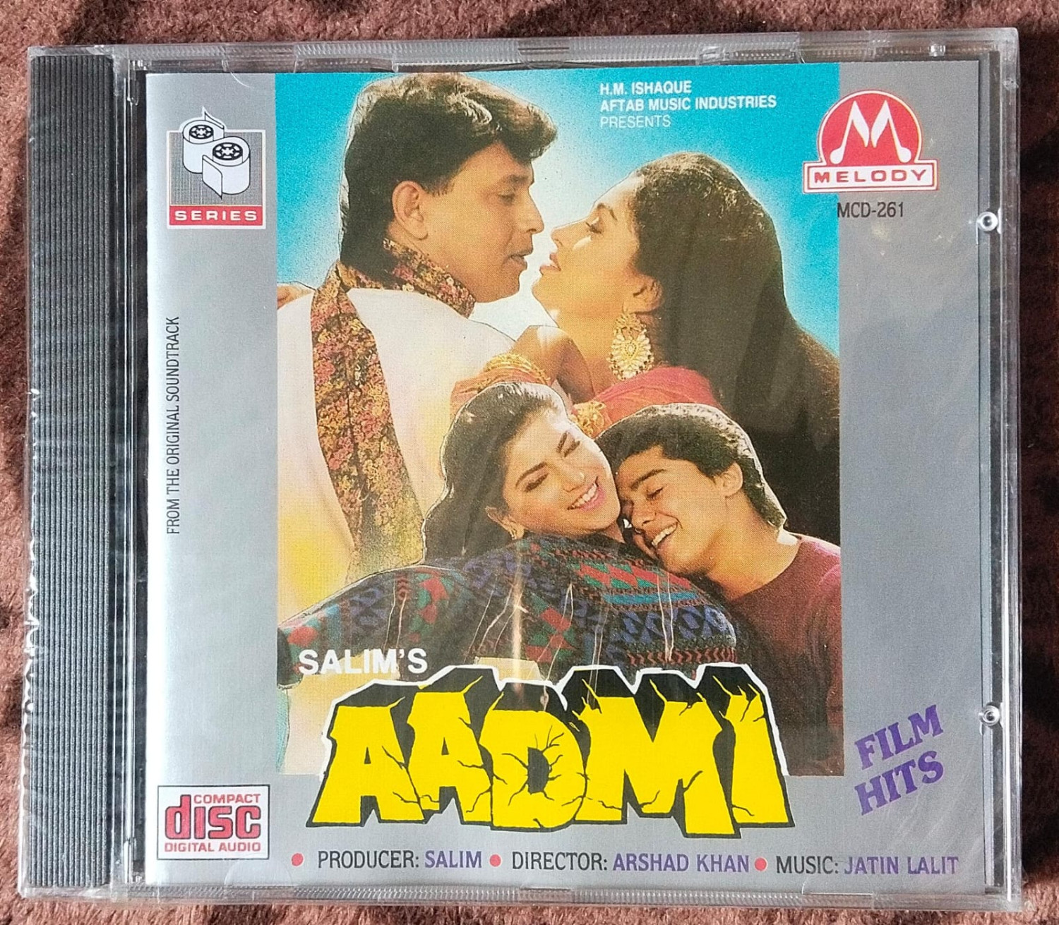 Aadmi (1993) Jatin Lalit Pre-Owned Melody Imported Audio CD