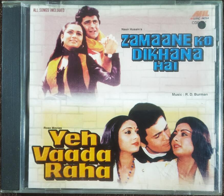 Zamaane Ko Dikhana Hai (1981) R.D. Burman / Yeh Vaada Raha (1982) R.D. Burman Pre-Owned Audio CD