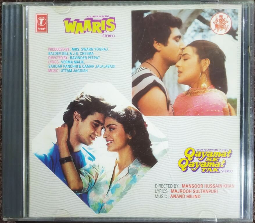 Qayamat Se Qayamat Tak (1988) Anand Milind/ Waaris (1988) Uttam Jagdish Pre-Owned T-Series Audio CD