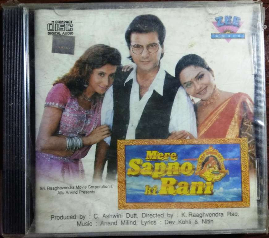 Mere Sapno Ki Rani (1997) Anand-Milind Pre-Owned Zee Music Audio CD