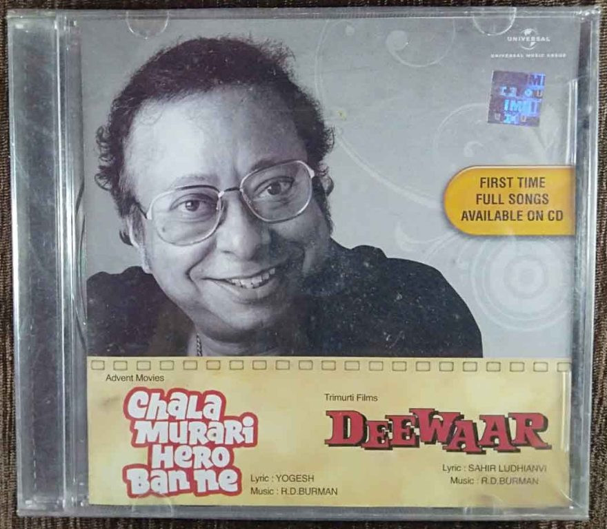 Chala Murari Hero Ban Ne (1977) R.D. Burman / Deewaar (1975) R.D. Burman Pre-Owned Audio CD