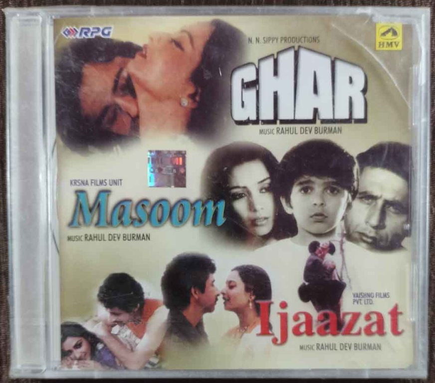 Ghar (1978) Rahul Dev Burman / Masoom (1983) Rahul Dev Burman / Ijaazat (1986) Rahul Dev Burman Pre-Owned Audio CD