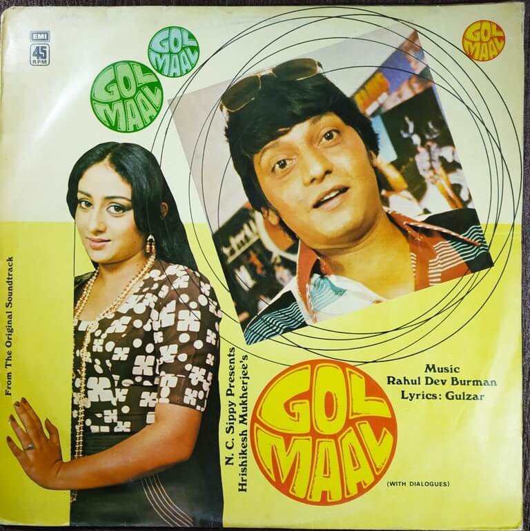 Golmaal With Dialogues (1979) R.D. Burman Pre-Owned Vinyl, 12" LP Record