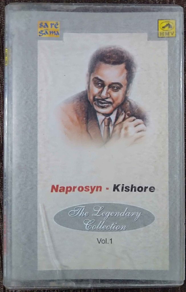 Kishore Kumar - Naprosyn - The Legendary Collection Vol 1 (2002) Compilation Pre-Owned HMV, RPG, SA RE GA MA Audio Cassette
