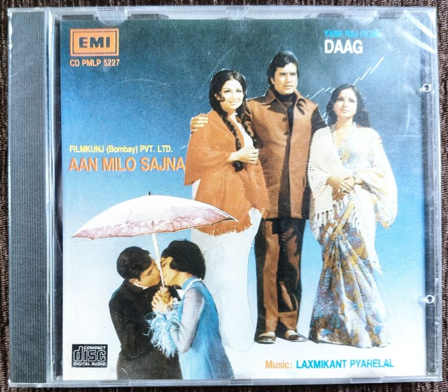 Daag (1973) Laxmikant-Pyarelal / Aan Milo Sajna (1970) Laxmikant-Pyarelal Pre-Owned  Imported Audio CD