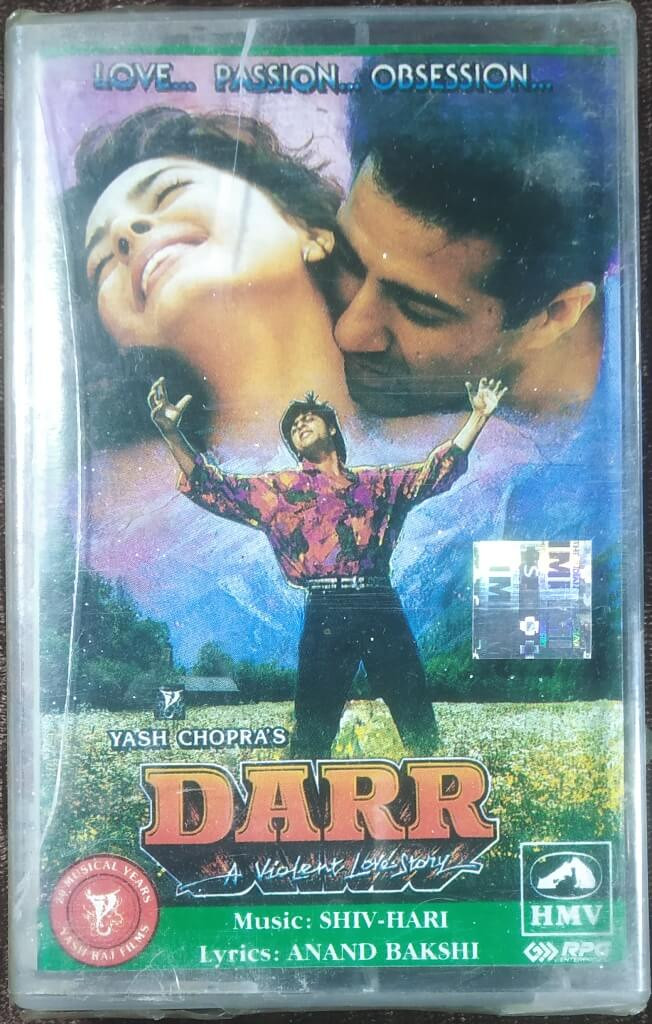 Darr - A Violent Love Story  (1993) Shiv Hari Pre-Owned HMV Audio Cassette