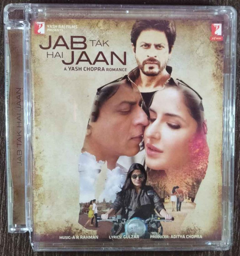 Jab Tak Hai Jaan (2012) A.R. Rahman Pre-Owned YRF Music Audio CD