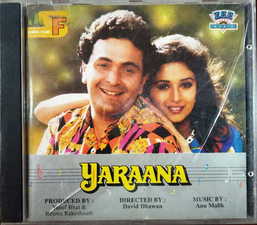 Yaraana (1995) Anu Malik Pre-Owned Zee Music Audio CD