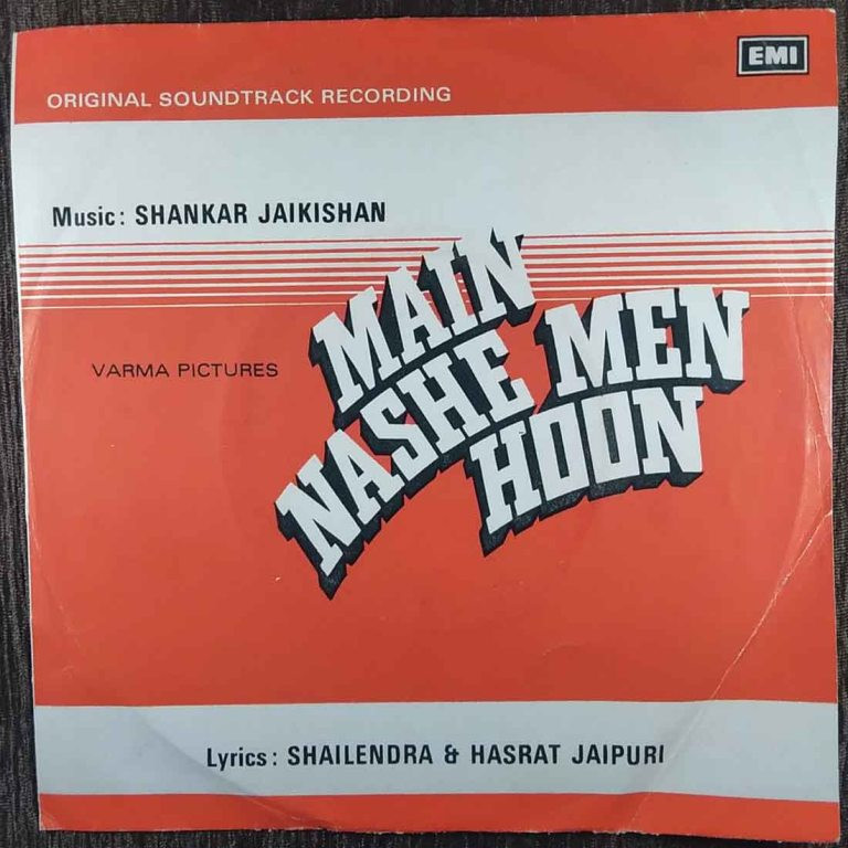 Main Nashe Men Hoon (1959) Shankar-Jaikishan Pre-Owned Vinyl, 7" EP Record