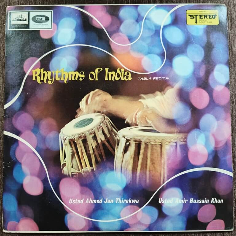 Ustad Ahmed Jan Thirakwa And Ustad Amir Hussain Khan – Rhythms Of India (Tabla Recital) (1969) Various Pre-Owned His Master's Voice Vinyl, 12" LP Record