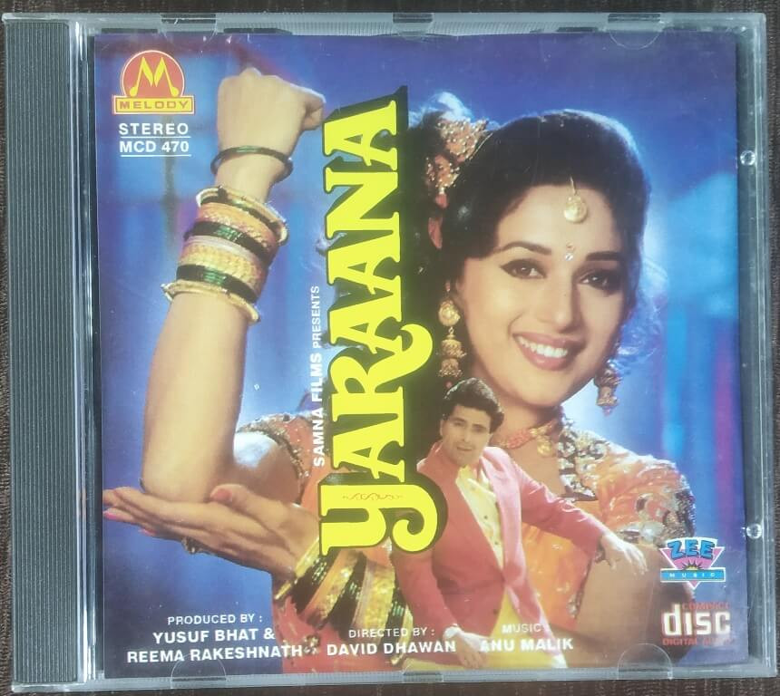 Yaraana (1995) Anu Malik Pre-Owned Zee Music & Melody Imported Audio CD