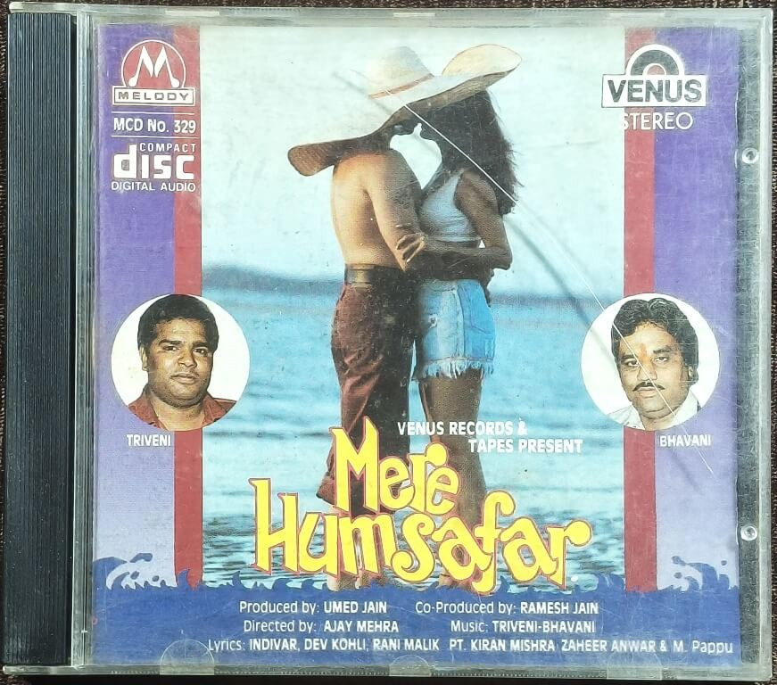 Mere Humsafar (1994) Triveni-Bhavani Bollywood OST Title Pre-Owned Melody-Venus Imported Audio CD