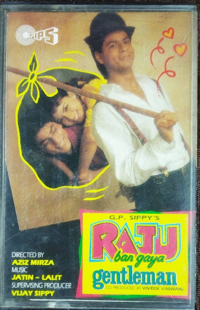 Raju Ban Gaya Gentleman (1992) Jatin-Lalit Pre-Owned Tips Audio Cassette