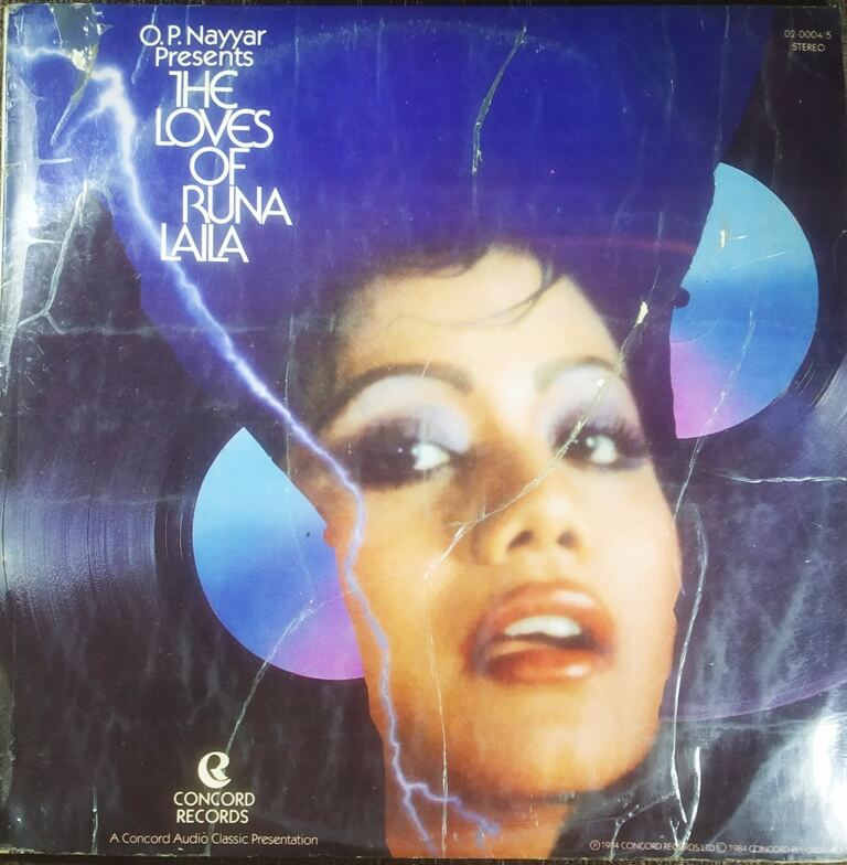 Runa Laila – O.P. Nayyar Presents The Loves Of Runa Laila (Double LP) (1984) O. P. Nayyar, Nisar Bazmi, Rahman Rajan, & Maqbool Ahmed Sabri Pre-Owned Vinyl, 12" LP Record