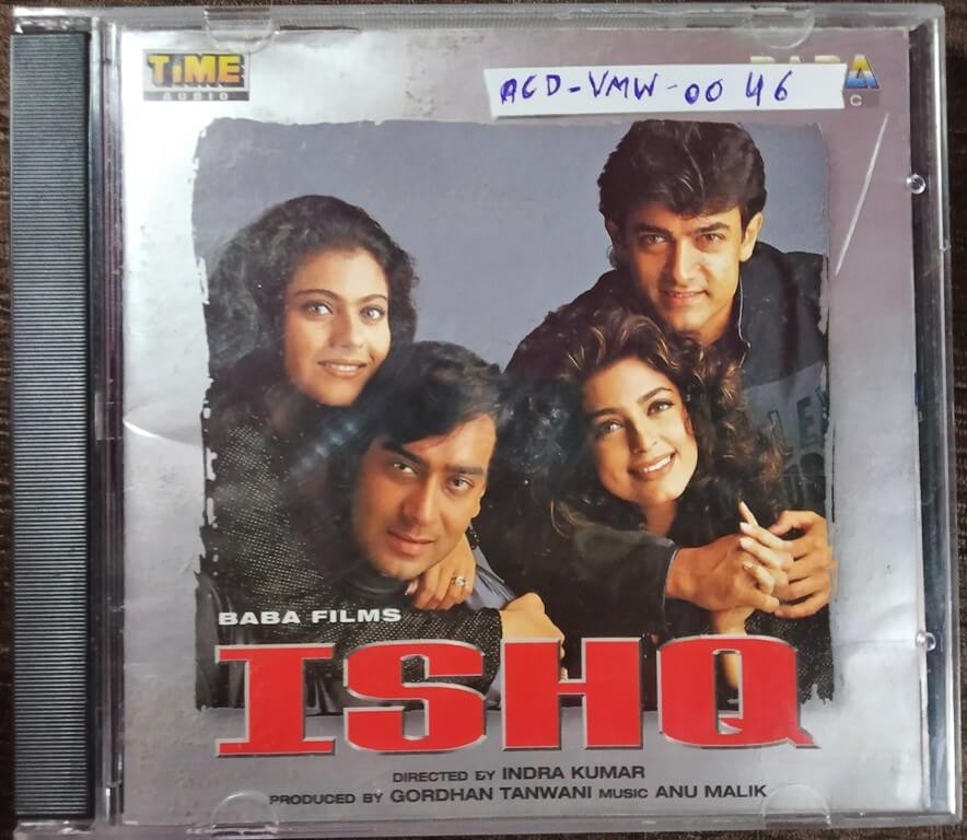 Ishq (1997) Anu Malik Pre-Owned "Baba Music ‎& Time Audio" Audio CD
