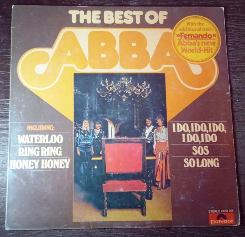 Abba - The Best Of ABBA (1976) Pre-Owned Vinyl, 12" LP Record