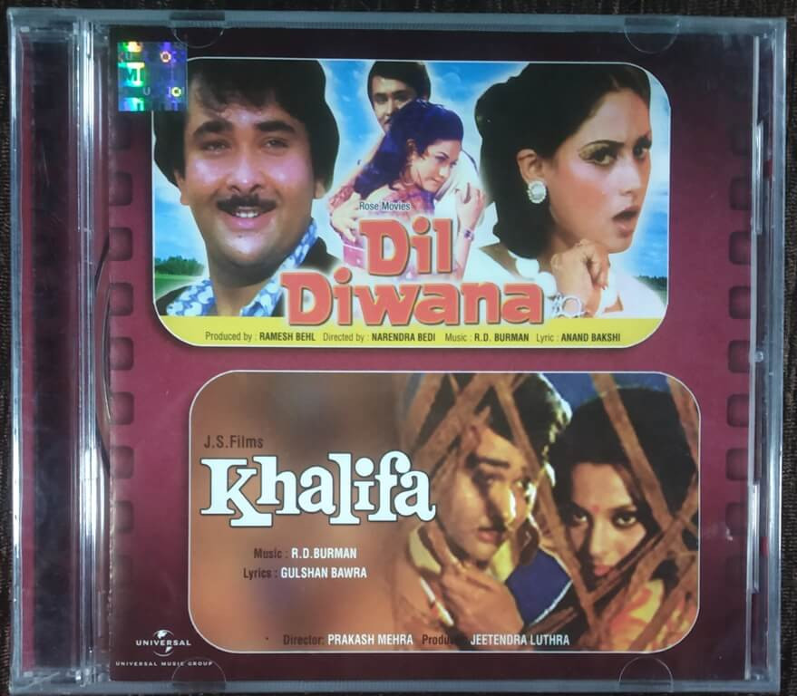 Dil Diwana (1974) R.D. Burman / Khalifa (1976) R.D. Burman Pre-Owned Universal Audio CD