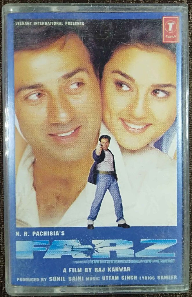 Farz (2000) Uttam Singh, Anu Malik & Aadesh Shrivastava Pre-Owned T-Series Audio Cassette