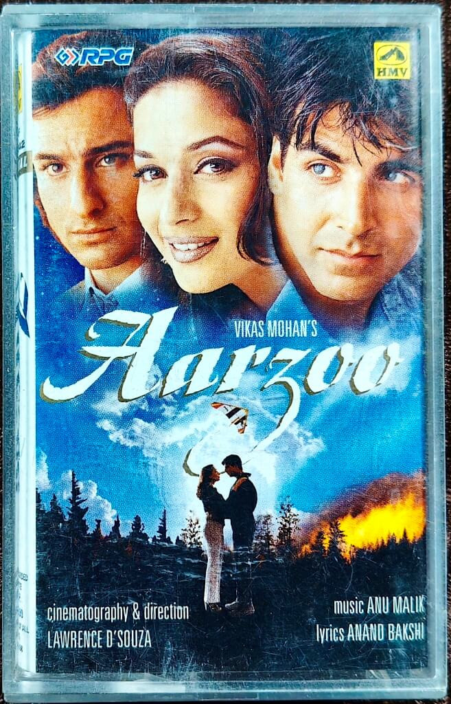 Aarzoo (1998) Anu Malik Pre-Owned HMV–RPG Audio Cassette