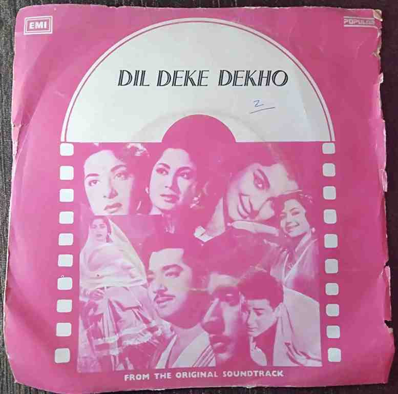 Dil Deke Dekho (1959) Usha Khanna Pre-Owned Vinyl, 7" EP Record