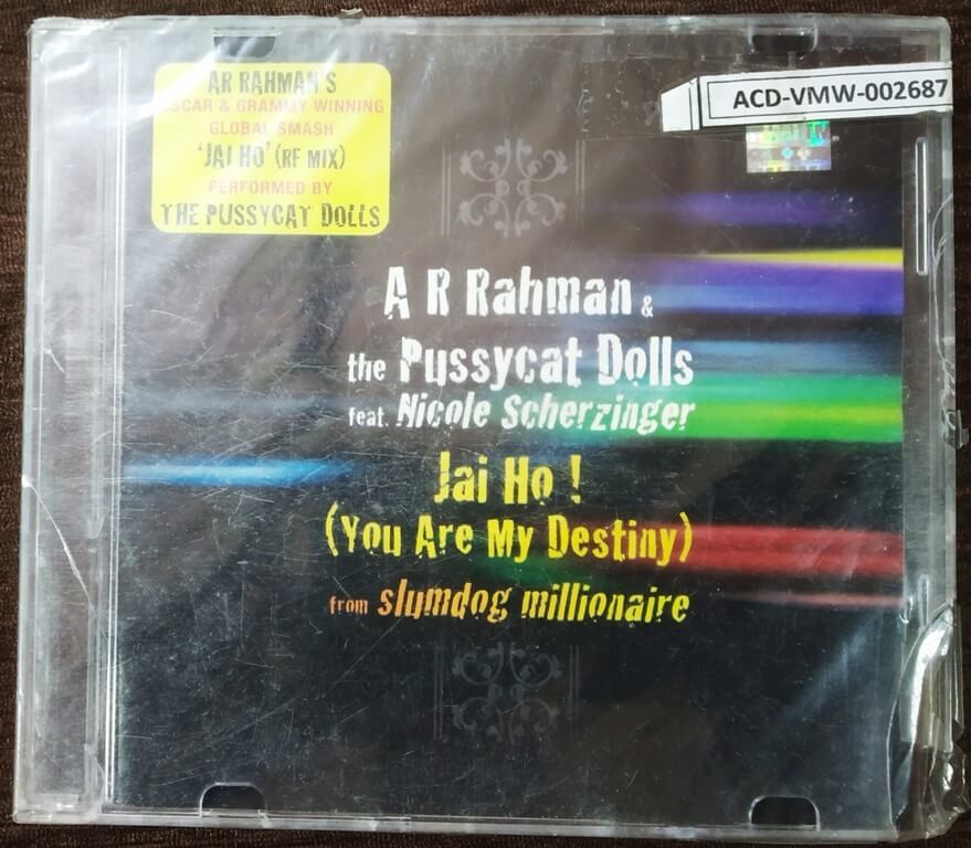 A R Rahman & The Pussycat Dolls Feat. Nicole Scherzinger – Jai Ho! (You Are My Destiny) (2009) A.R. Rahman Pre-Owned T-Series Audio CD