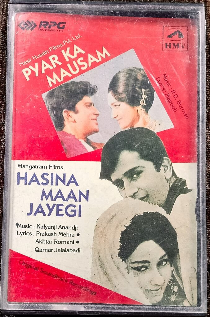 Pyar Ka Mausam (1969 R. D. Burman / Hasina Maan Jayegi (1968) Kalyanji-Anandji Pre-Owned HMV Audio Cassette