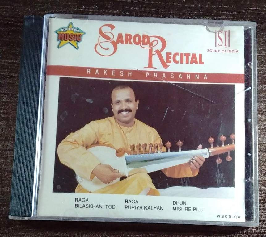 Rakesh Prasanna - Sarod Recital (1995) Rakesh Prasanna Pre-Owned Sound Of India Imported Audio CD